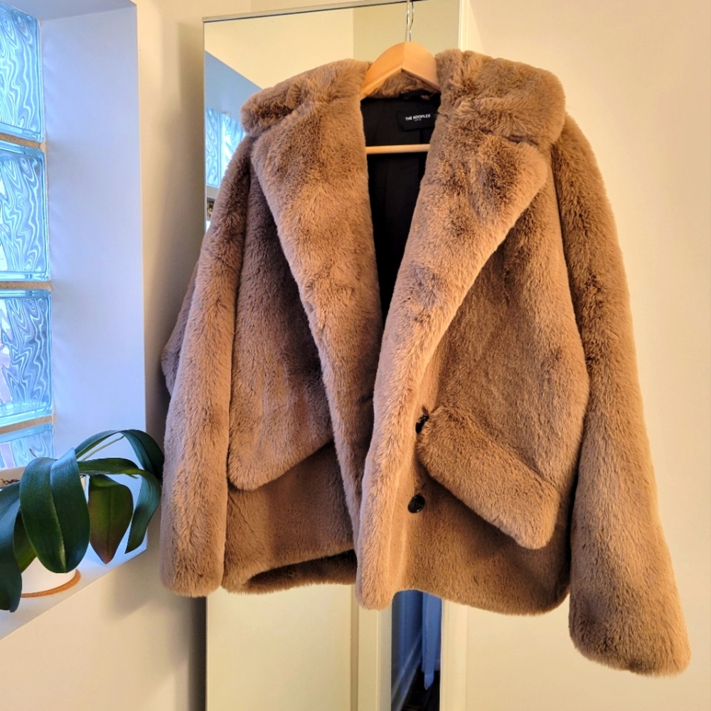 NWT The Kooples Faux Fur